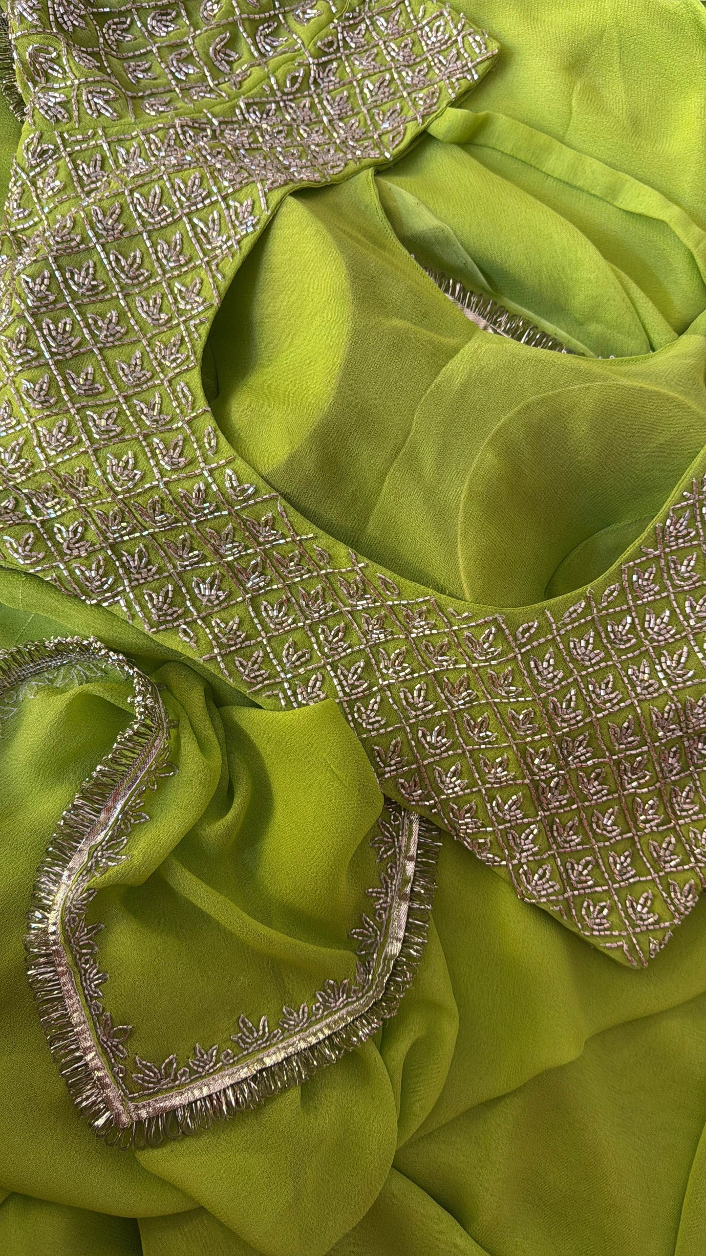 Hariyali Noor Saree & Blouse - Ensembles
