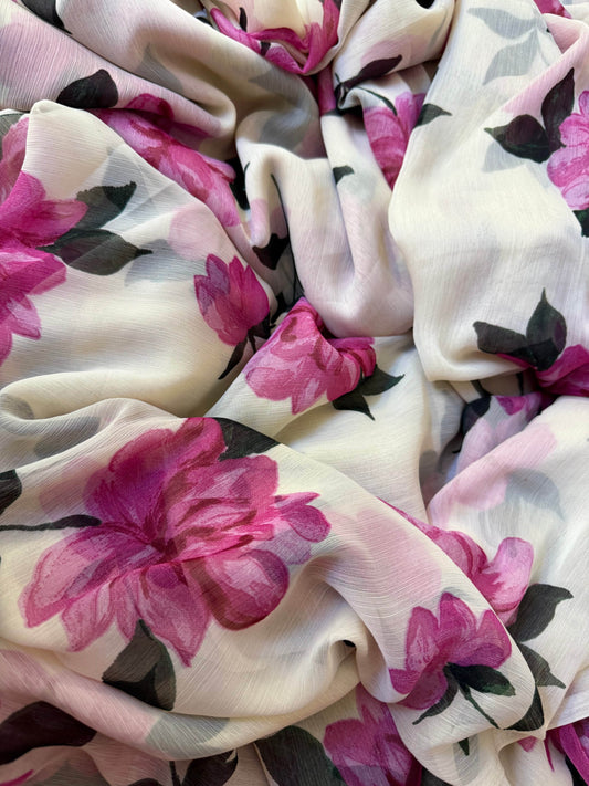 Blooming blush saree - Ensembles