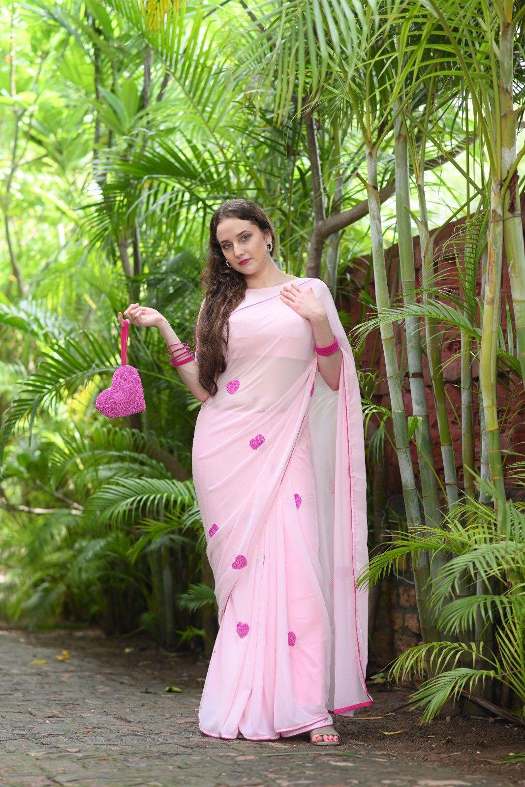 Pink Heart Bag - Ensembles