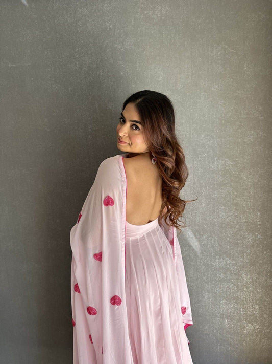 Pink Heart Suit Set - Ensembles