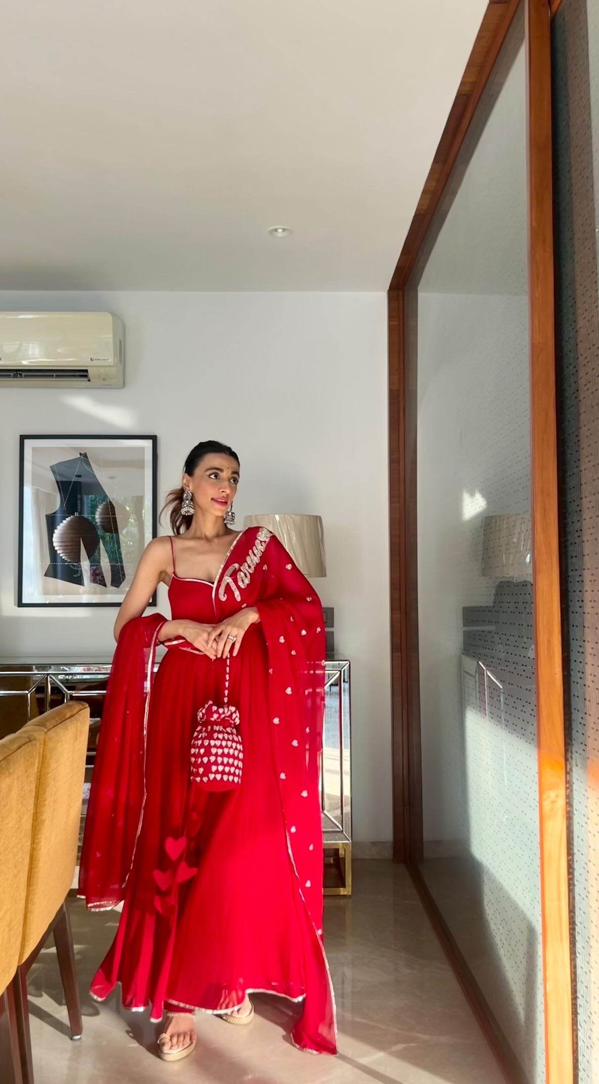 Red Romance Suit Set - Ensembles