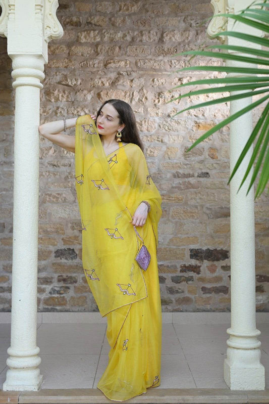 Saggittarius Saree – Radiant and Bold - Ensembles