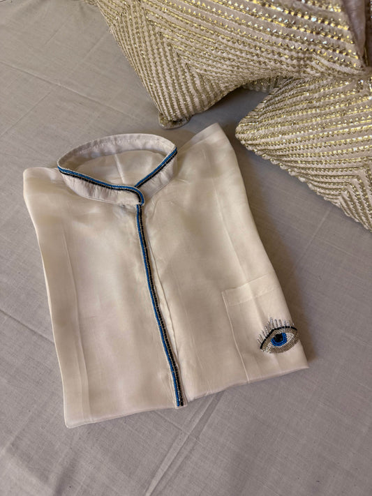 Evil eye men’s kurta - Ensembles