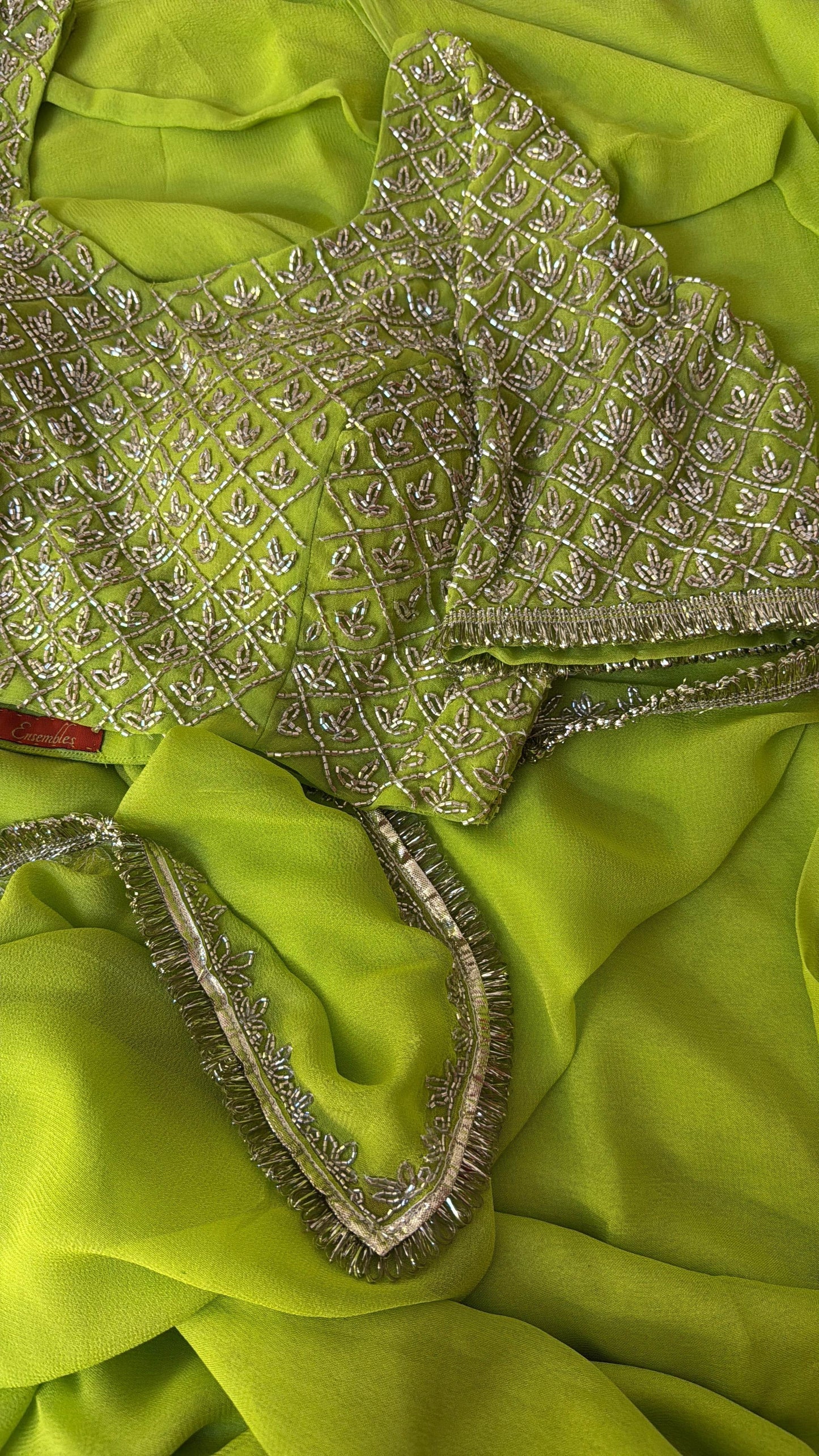 Hariyali Noor Saree & Blouse - Ensembles