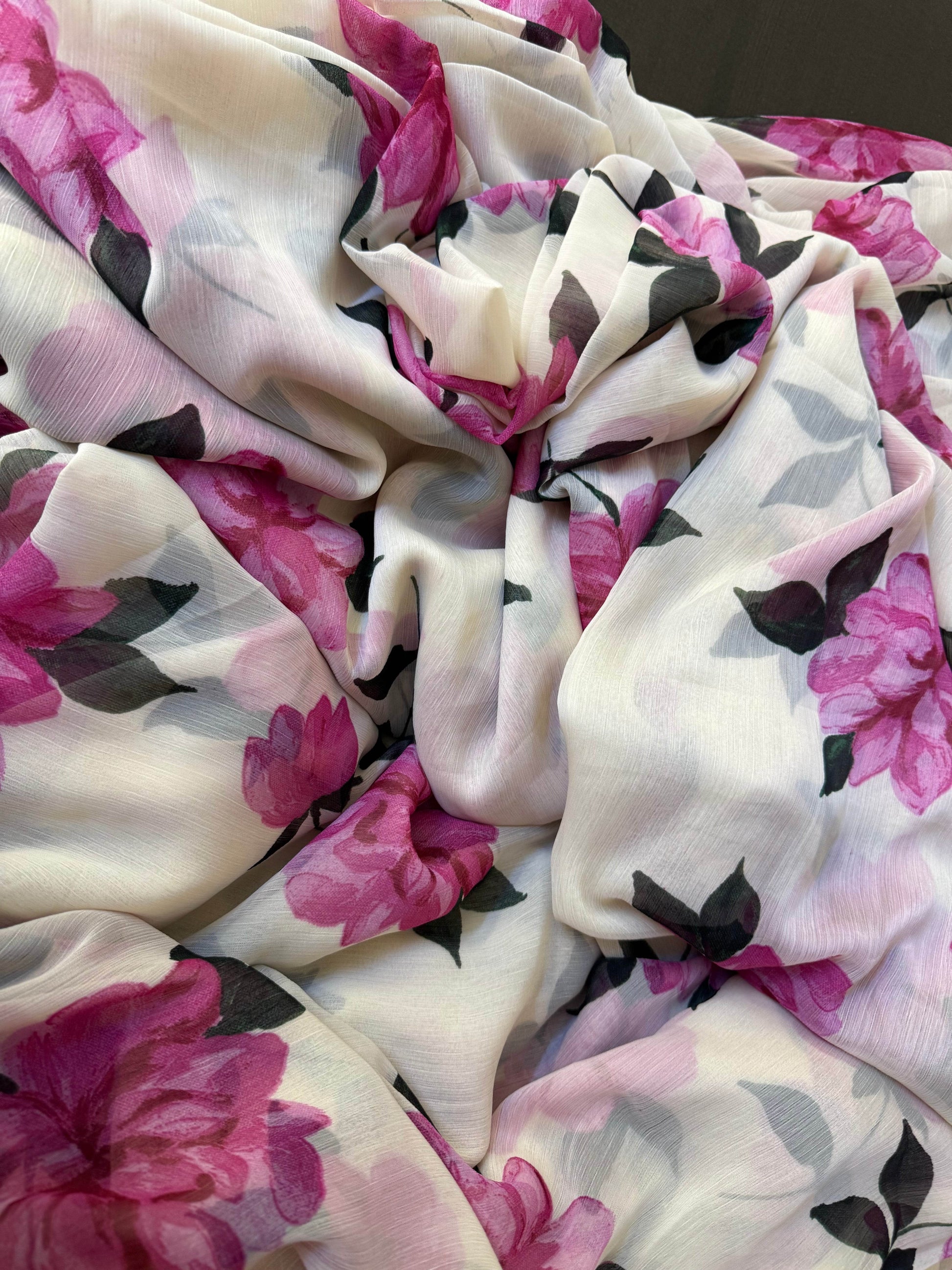 Blooming blush saree - Ensembles