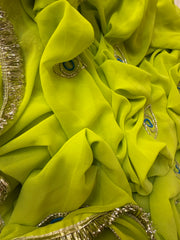 Evil eye saree
