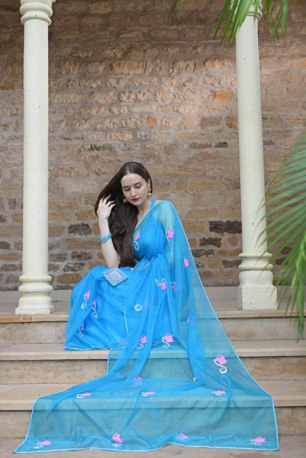 Aquarius Saree – Flowing Freedom - Ensembles