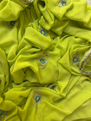 Evil eye saree