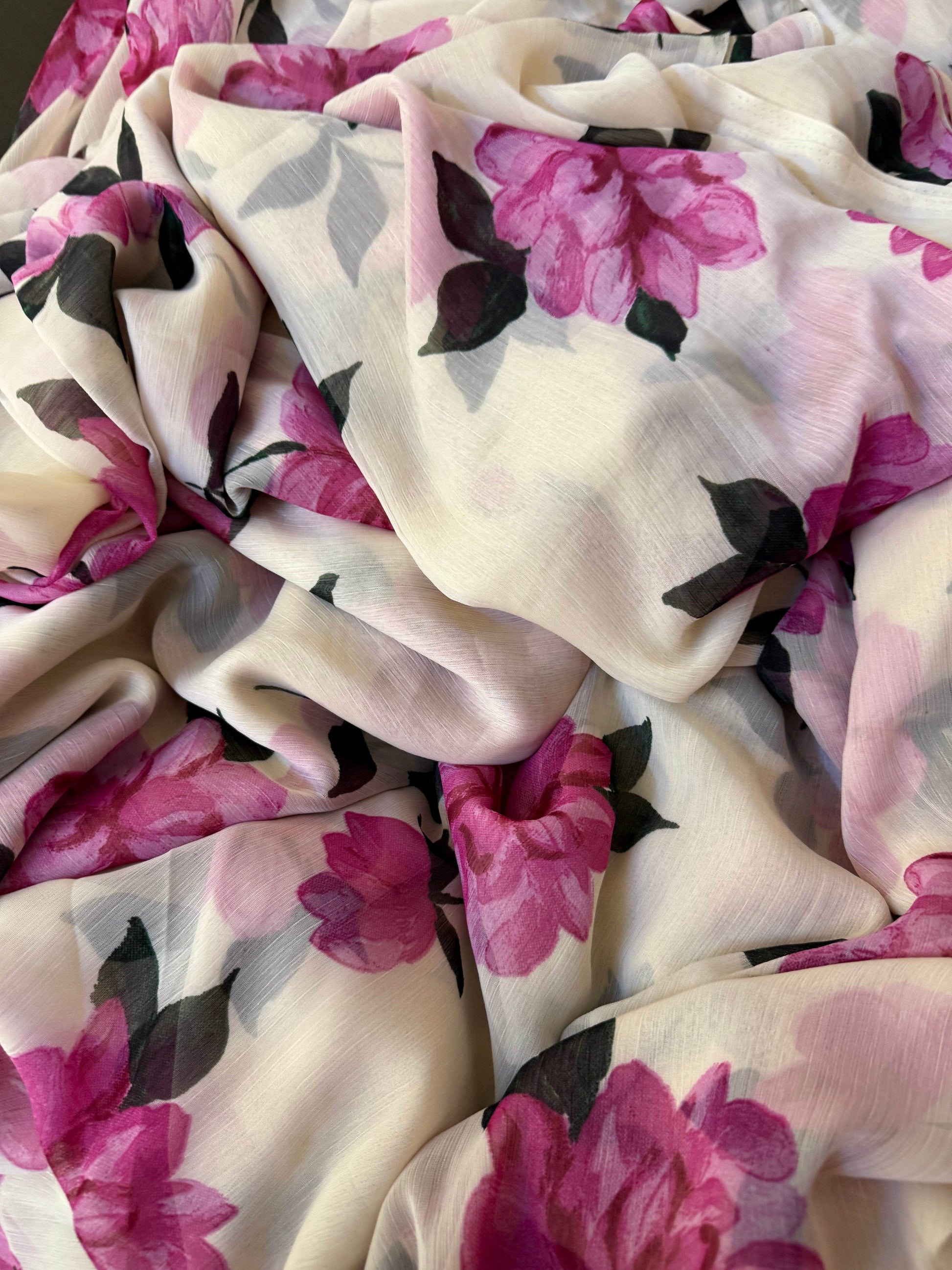 Blooming blush saree - Ensembles