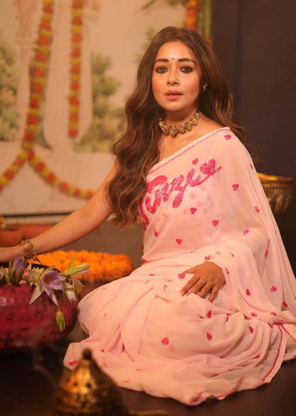Dreamy Pink Saree - Ensembles