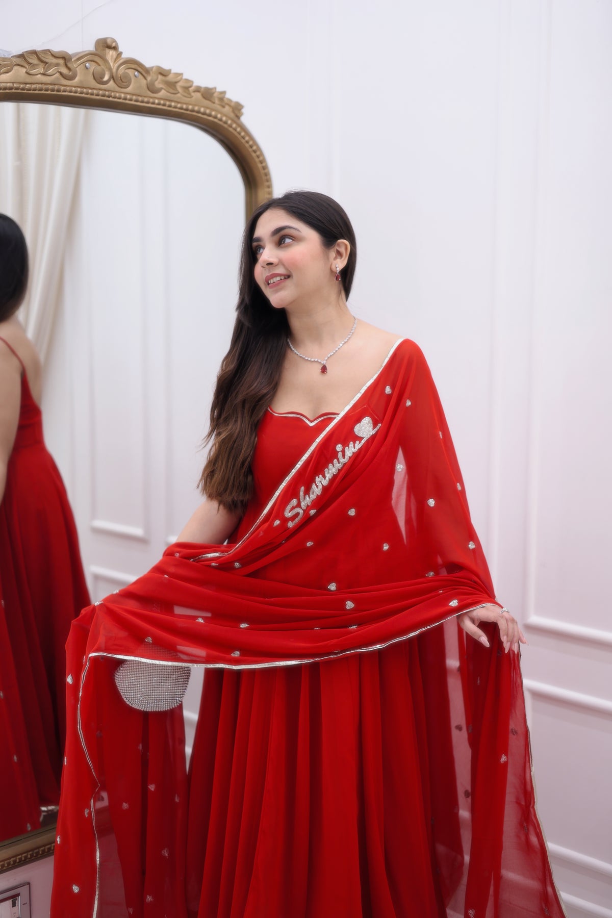 Red Romance Suit Set