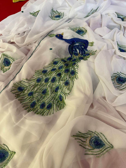 Peacock Saree - Ensembles