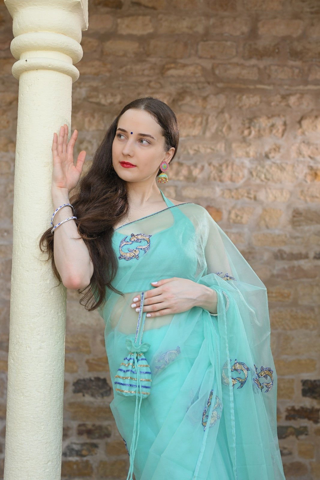 Pisces Saree – Ethereal Flow - Ensembles