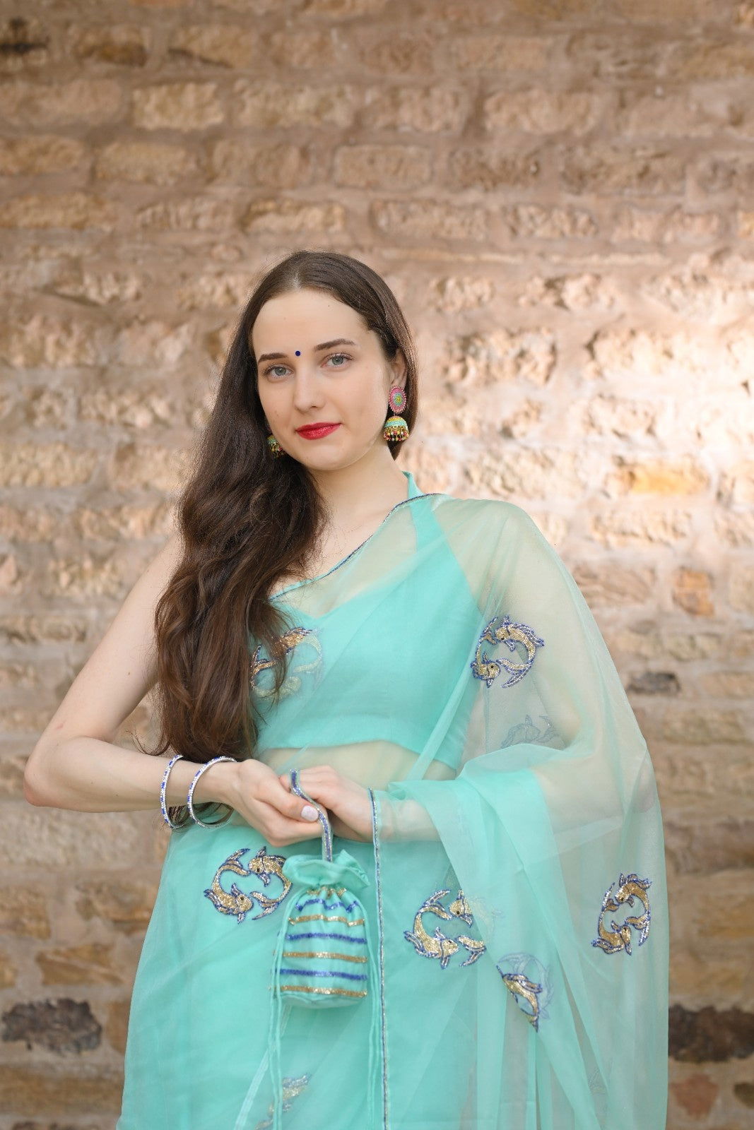 Pisces Saree – Ethereal Flow - Ensembles