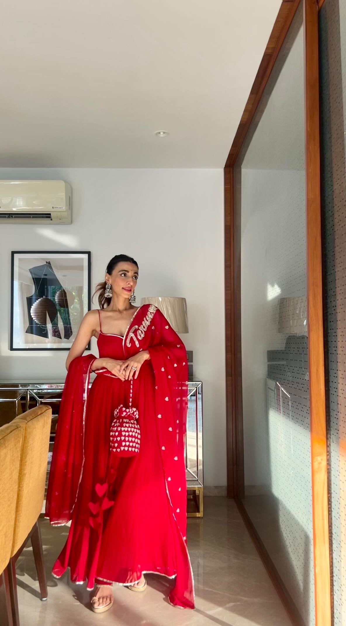Red Romance Suit Set - Ensembles