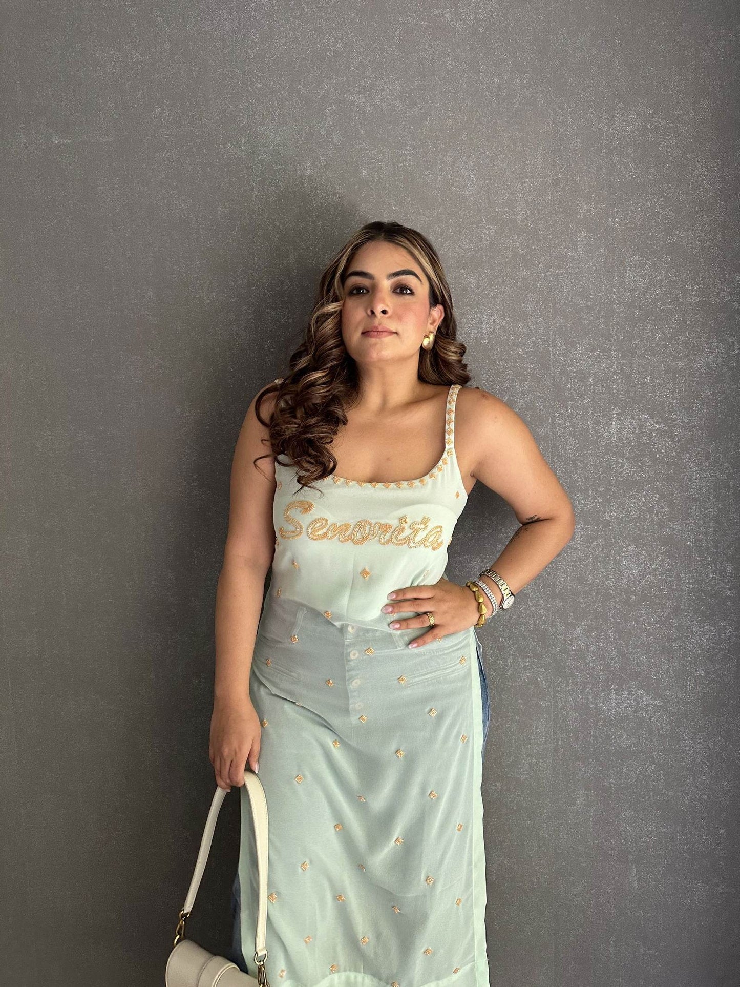 Senorita Pastel Green Kurta - Ensembles